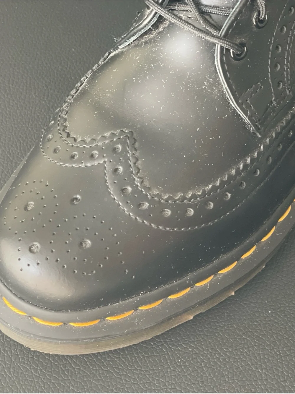 Dr. Martens Black Lace-Up 3989 Brogue